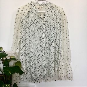 NWT Lucky Brand Floral Blouse
